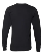 Black Fine Jersey Long Sleeve Tee - Image 4