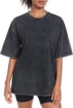 Washed 100% Cotton Oversized T-Shirt | Casual Loose Fit | Vintage Wash Design