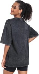 Washed 100% Cotton Oversized T-Shirt | Casual Loose Fit | Vintage Wash Design - Image 4